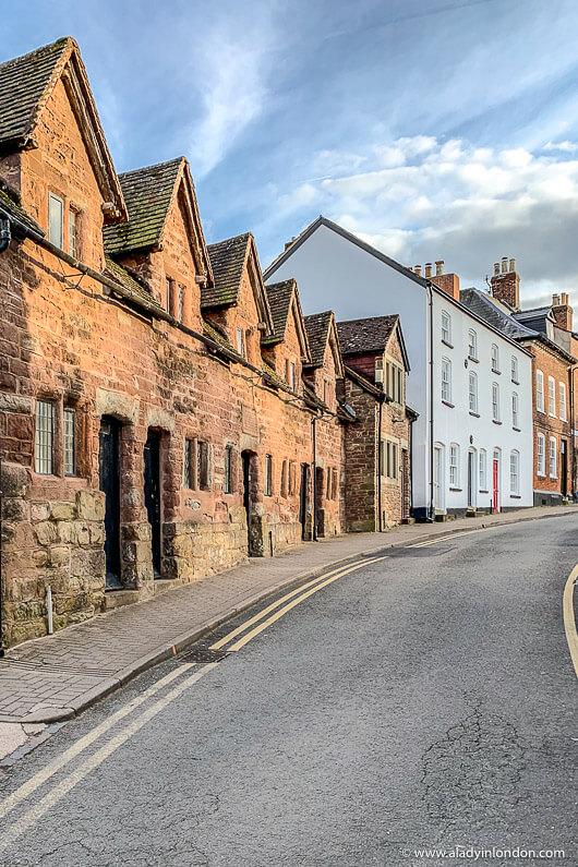 Street with Almshouses in Ross-on-Wye