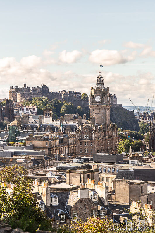 Calton Hill View of Edinburgh