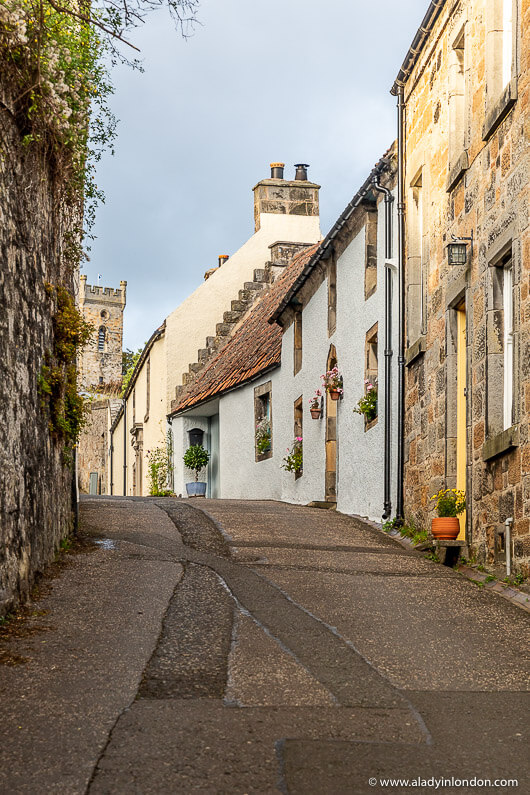 Street in Culross, Scotland