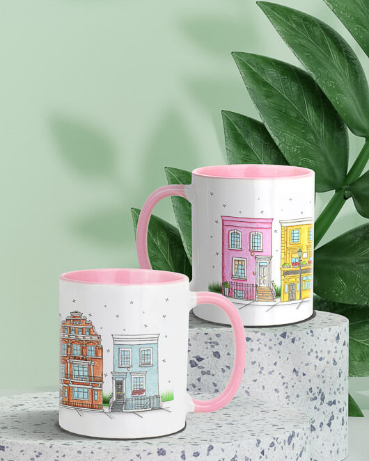 London Christmas Mugs