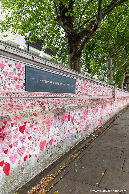 Albert Embankment Path on the Thames in London