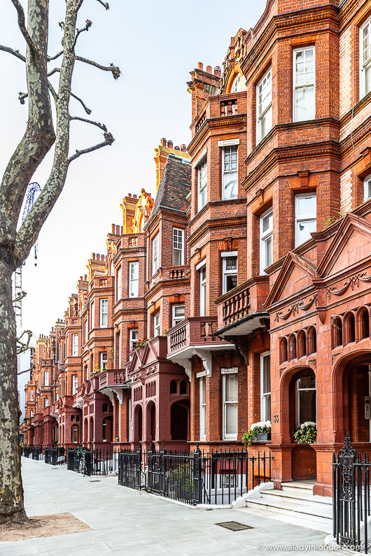 Brick Buildings in Chelsea, London