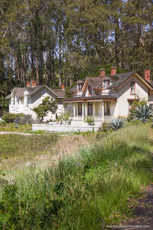 Houses on Angel Island