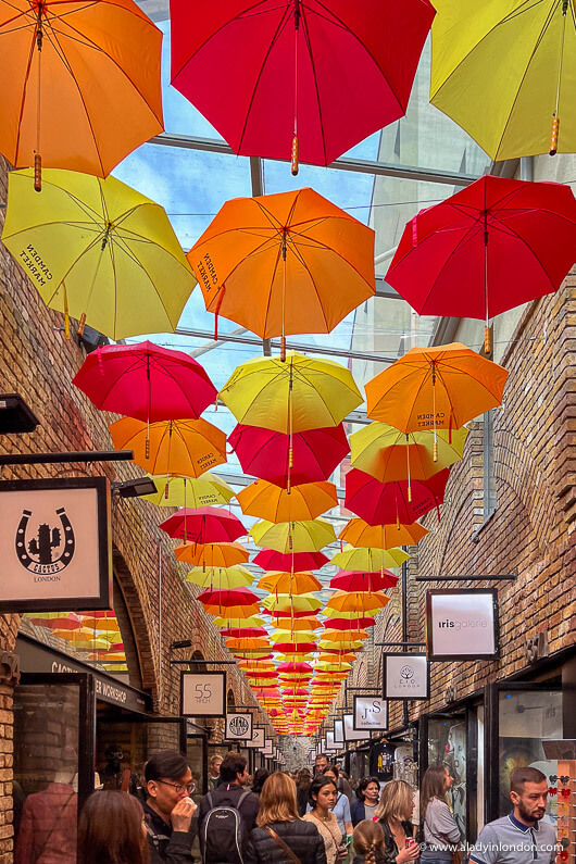 Camden Market umbrellas