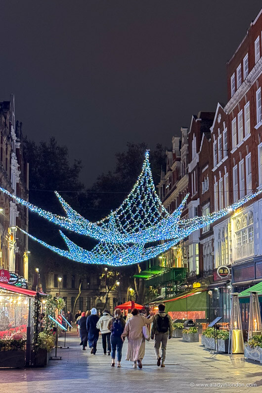 Leicester Square Christmas Lights
