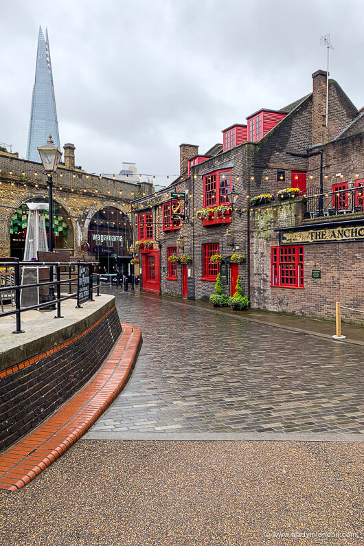 Anchor pub in Bankside on the South Bank