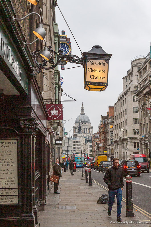 View down Fleet Street