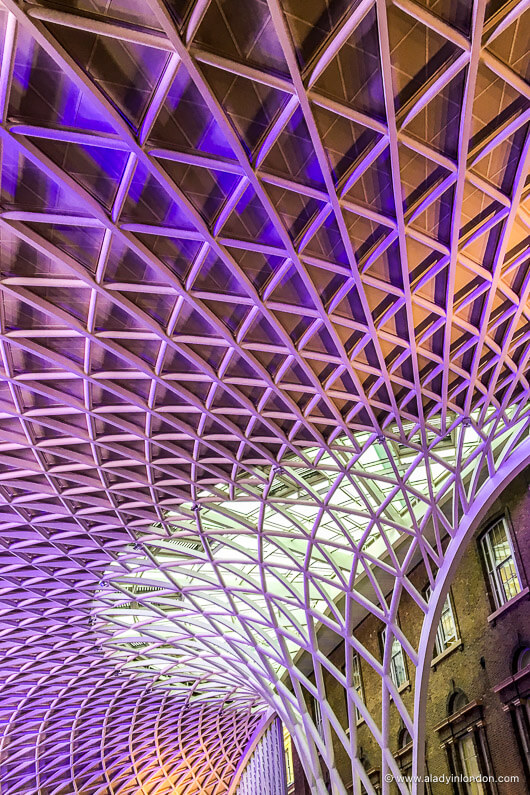 King's Cross station ceiling
