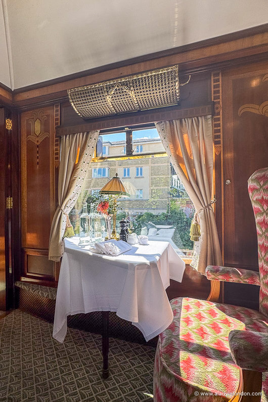 Vintage train carriage