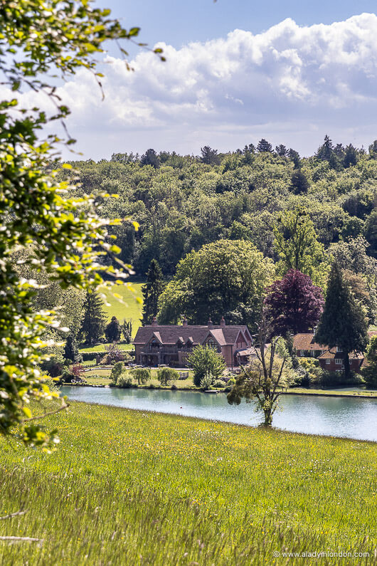 View of the River Chess and Latimer Park Farm