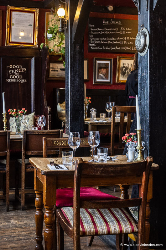 Rotherhithe pub interior