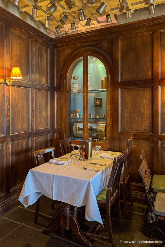 Pub dining room