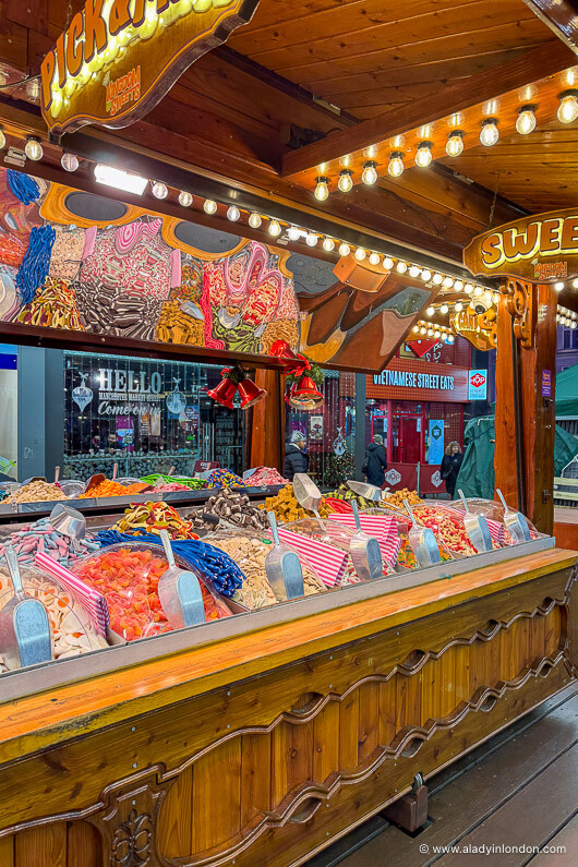 Manchester Christmas Market candy stall
