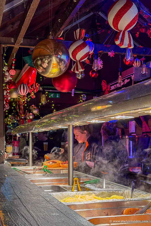Manchester Christmas Market food vendor