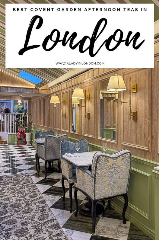 Afternoon tea in Covent Garden