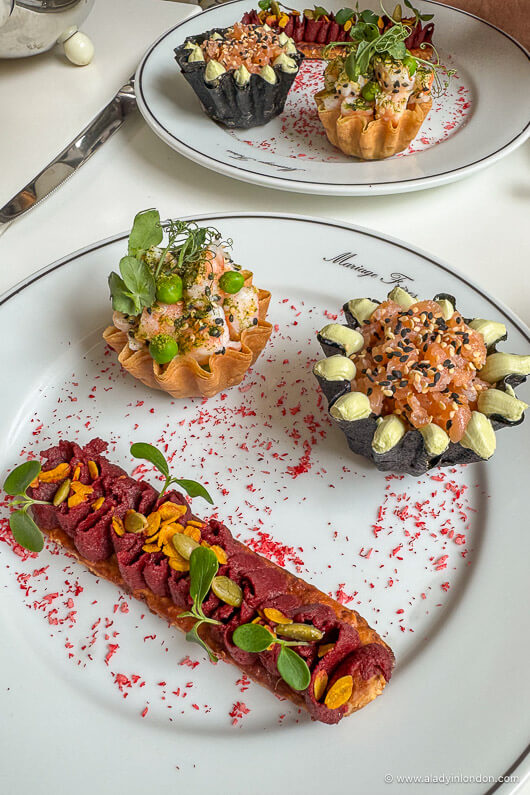 Covent Garden tea savories