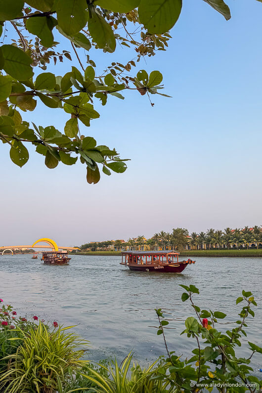 Thu Bon River at sunset