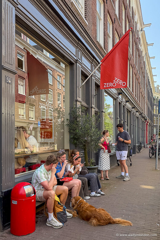 Sandwich shop in Amsterdam