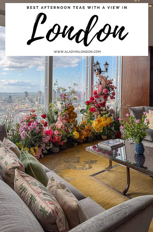 Afternoon tea with a view in London