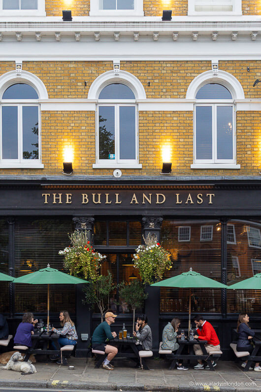 Highgate pub facade