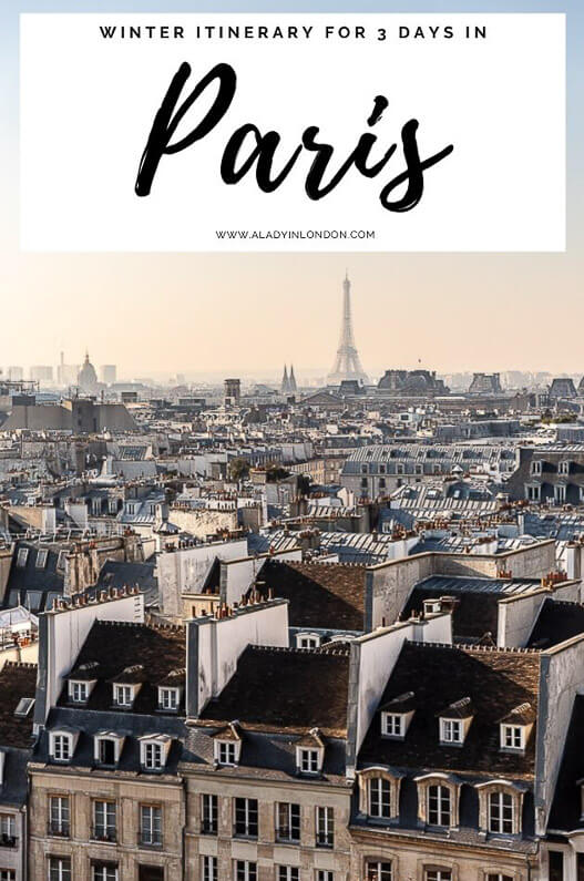3 days in Paris in winter