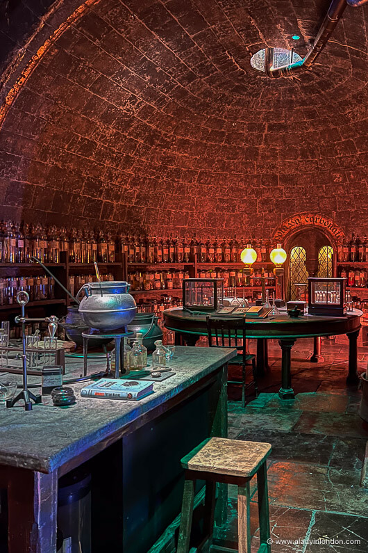 Hogwarts potions at Warner Bros. Studio